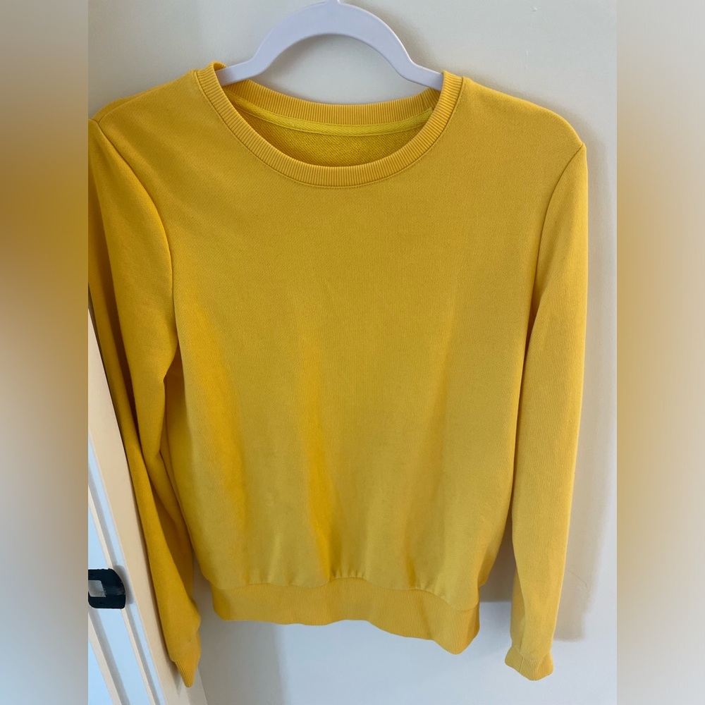 New Mustard Crewneck Sweater